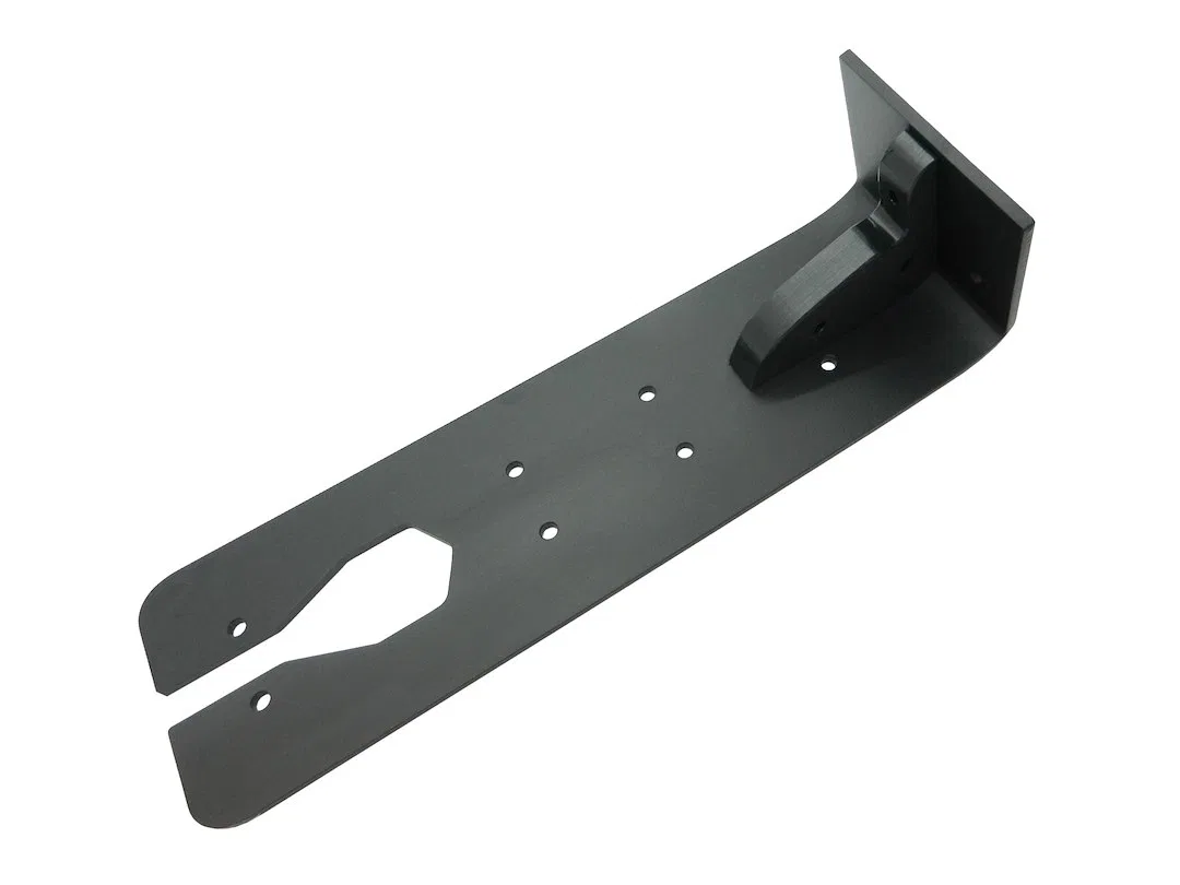 AP-H-8.3 – TRANSDUCER Transducer Mounting Plate, Rectangular Armor Plate Powder Coated Black Aluminum Alloy For Hummi...